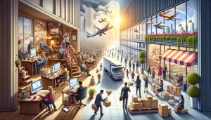 Adaptation du nouveau monde de l'entreprise