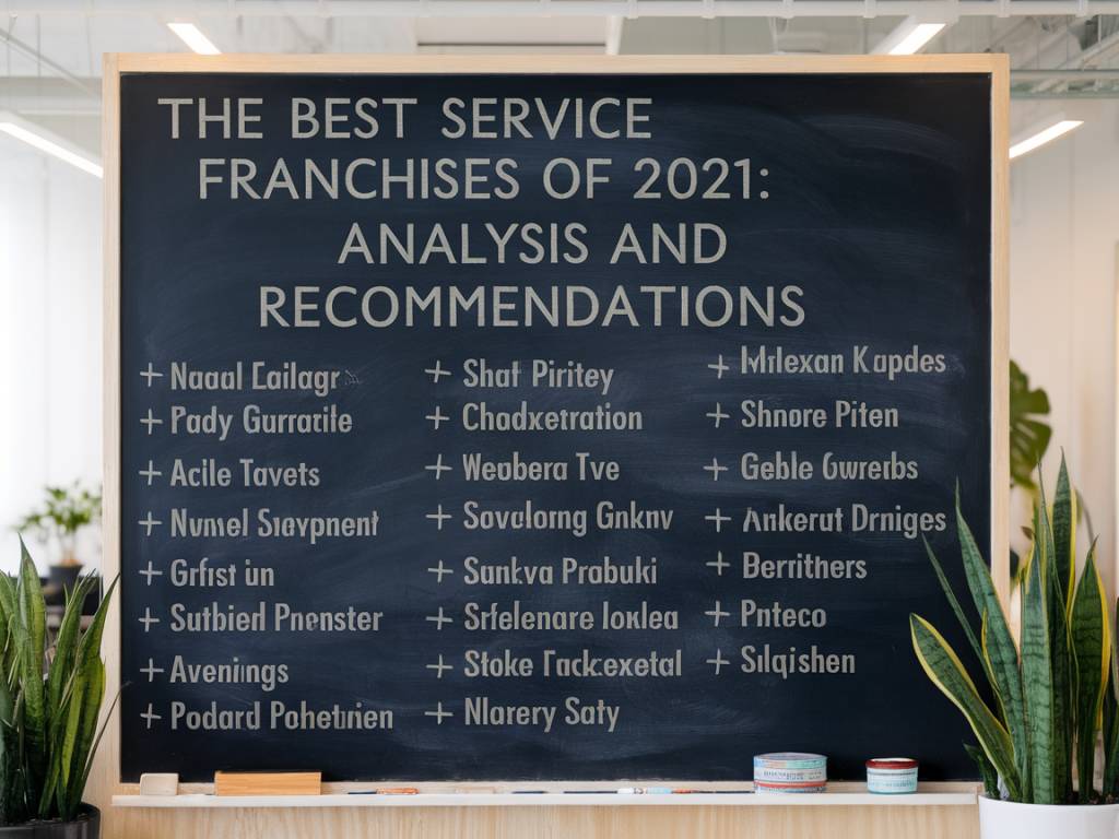 les meilleures franchises de services en 202 analyse et recommandations