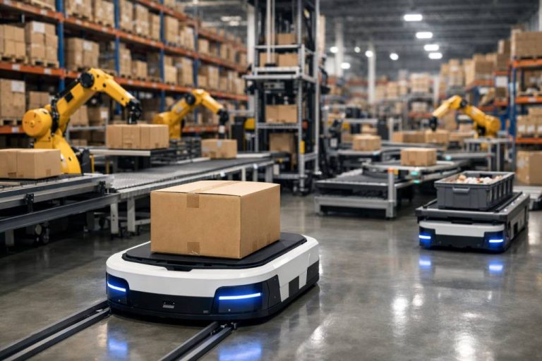 Automatisation entrepôt logistique